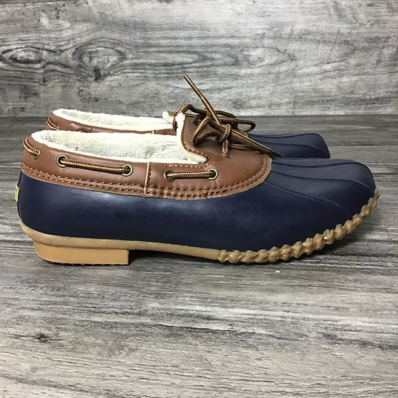 JBU Gwen Duck Shoes Navy Blue Women's Size 10 - Picture 3 of 8
